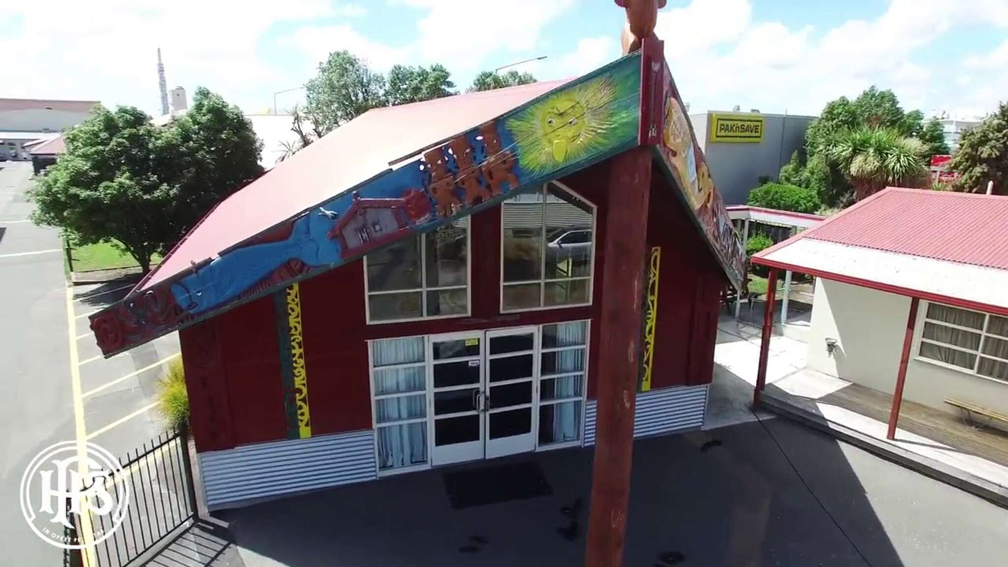 Papanui High School Aerial Flyover